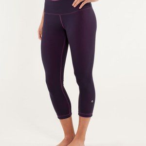Lululemon Wunder Under Crop *Reversible